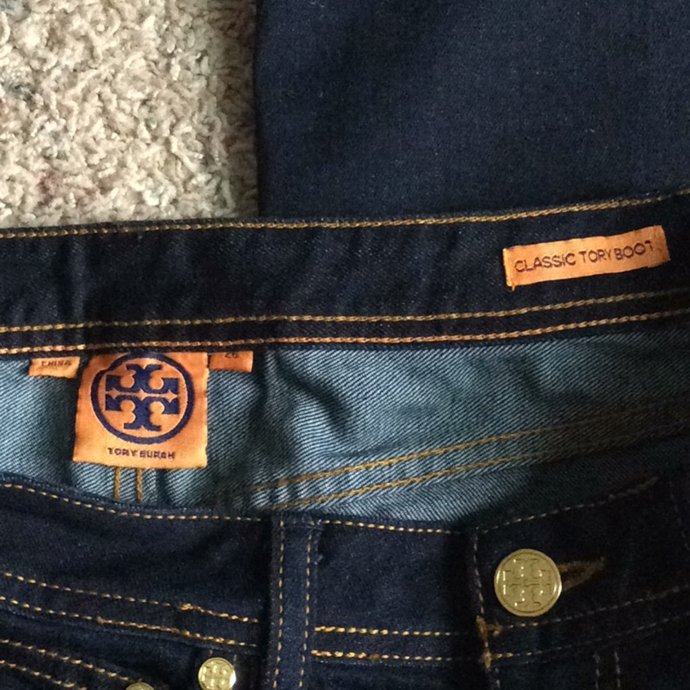 Tory Burch Classic Boot Jeans - Picture 4 of 4